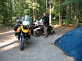 First camp at Lake Louise